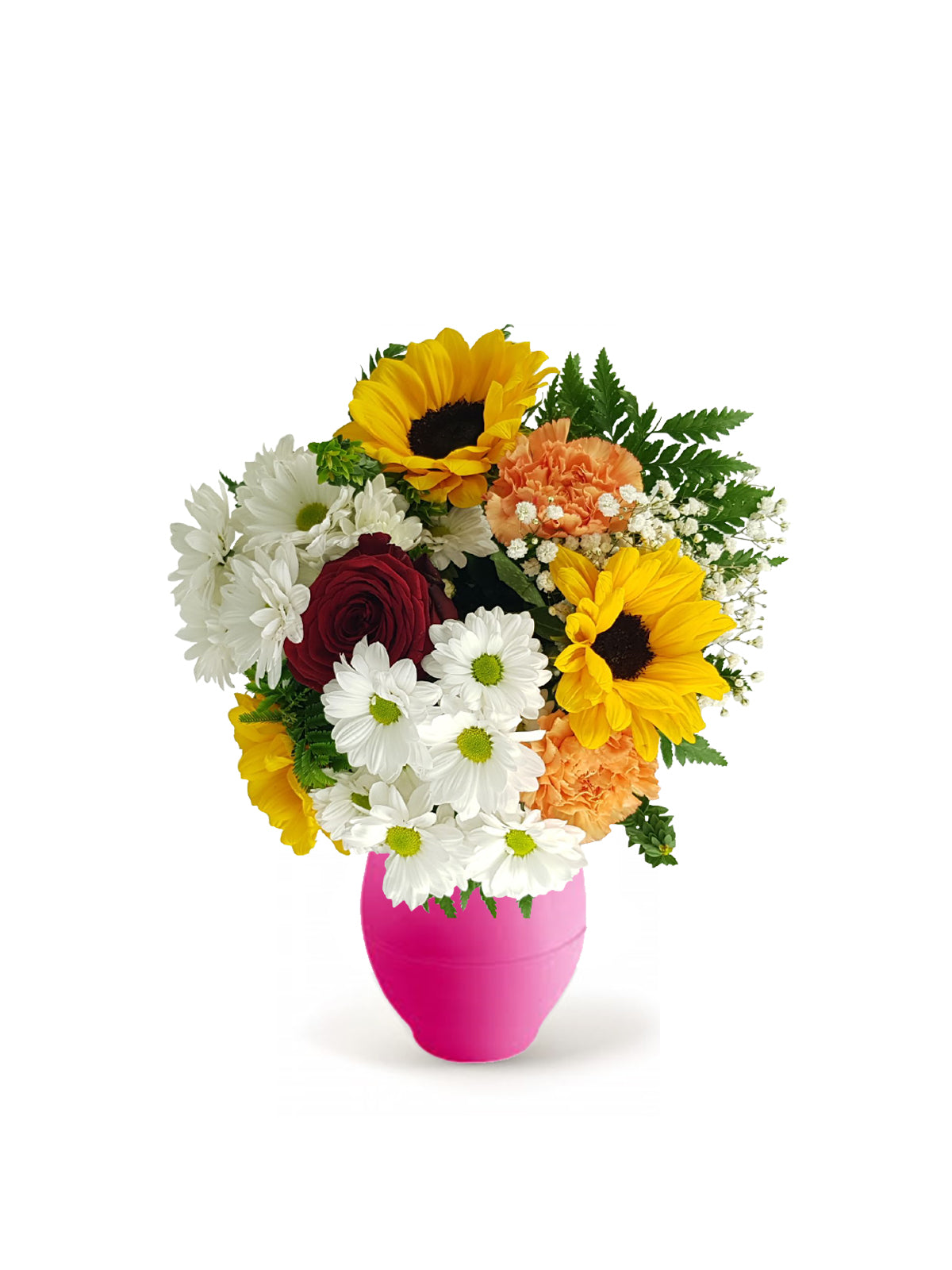 Bouquet Girasoli, Gerbere e Garofani