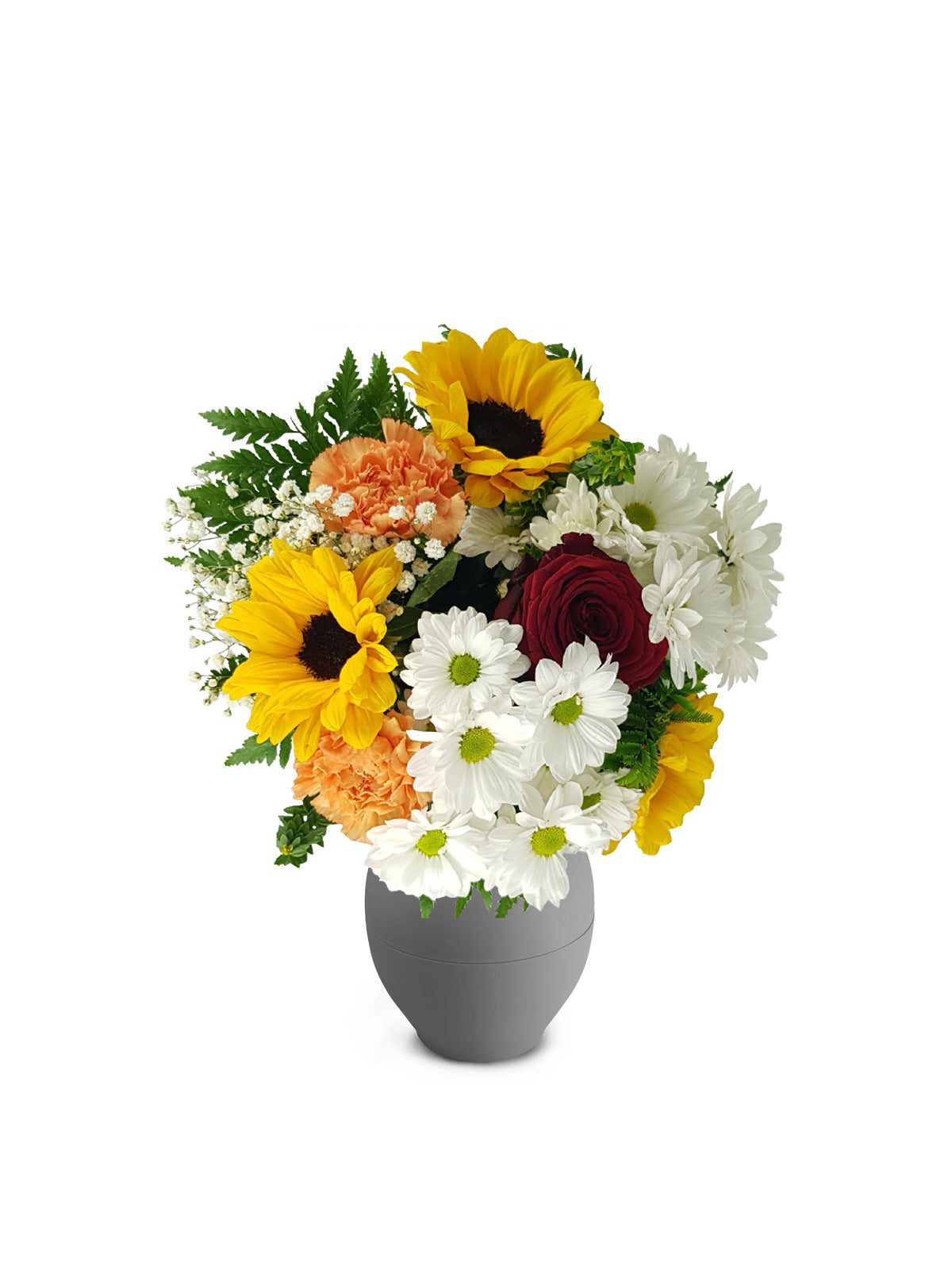 Bouquet Girasoli, Gerbere e Garofani