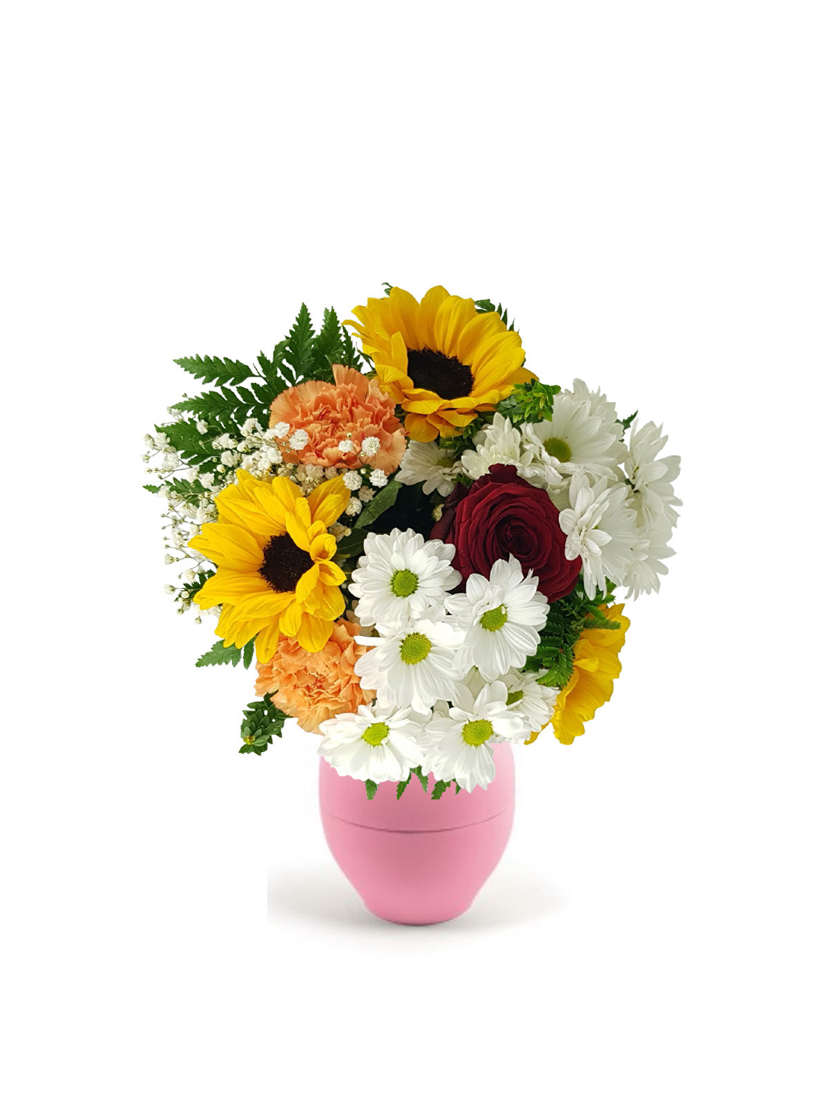 Bouquet Girasoli, Gerbere e Garofani